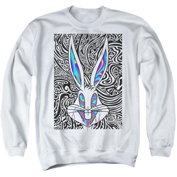Looney Tunes Wild Bugs - Men's Crewneck Sweatshirt Men's Crewneck Sweatshirt Looney Tunes   