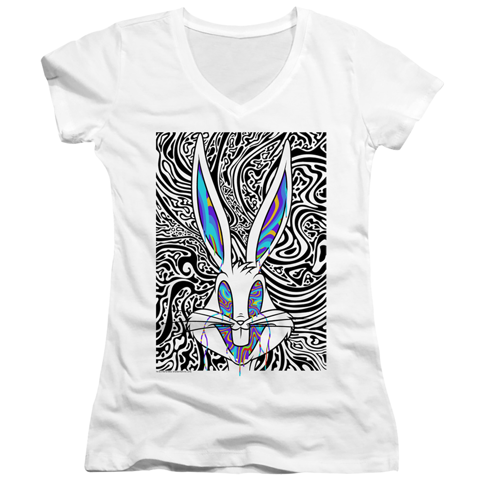 Looney Tunes Wild Bugs - Juniors V-Neck T-Shirt Juniors V-Neck T-Shirt Looney Tunes   