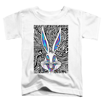 White toddler t-shirt with Looney Tunes Wild Bugs graphic