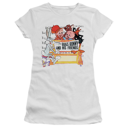 Looney Tunes Bugs And Friends - Juniors T-Shirt Juniors T-Shirt Looney Tunes   