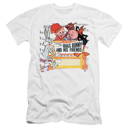 Looney Tunes Bugs And Friends - Men's Premium Slim Fit T-Shirt Men's Premium Slim Fit T-Shirt Looney Tunes   
