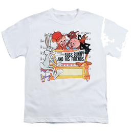 Looney Tunes Bugs And Friends - Youth T-Shirt Youth T-Shirt (Ages 8-12) Looney Tunes   