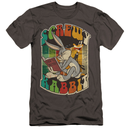 Looney Tunes Screwy Rabbit - Men's Premium Slim Fit T-Shirt Men's Premium Slim Fit T-Shirt Looney Tunes   