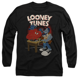 Looney Tunes Dj Looney Tunes - Men's Long Sleeve T-Shirt Men's Long Sleeve T-Shirt Looney Tunes   