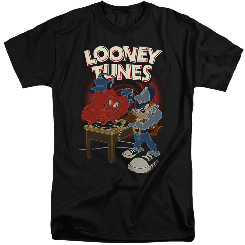 Looney Tunes Dj Looney Tunes - Men's Tall Fit T-Shirt Men's Tall Fit T-Shirt Looney Tunes   