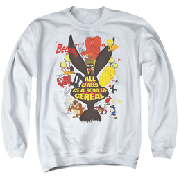 Looney Tunes Cereal - Men's Crewneck Sweatshirt Men's Crewneck Sweatshirt Looney Tunes   