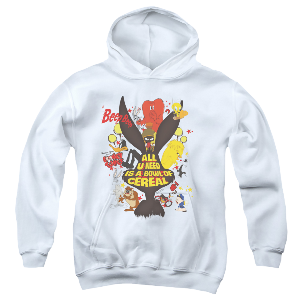 Looney Tunes Cereal - Youth Hoodie Youth Hoodie (Ages 8-12) Looney Tunes   