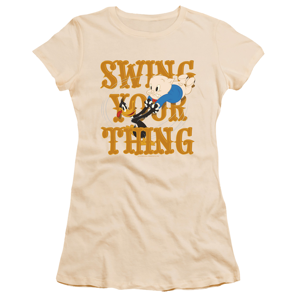 Looney Tunes Swing Your Thing - Juniors T-Shirt Juniors T-Shirt Looney Tunes   