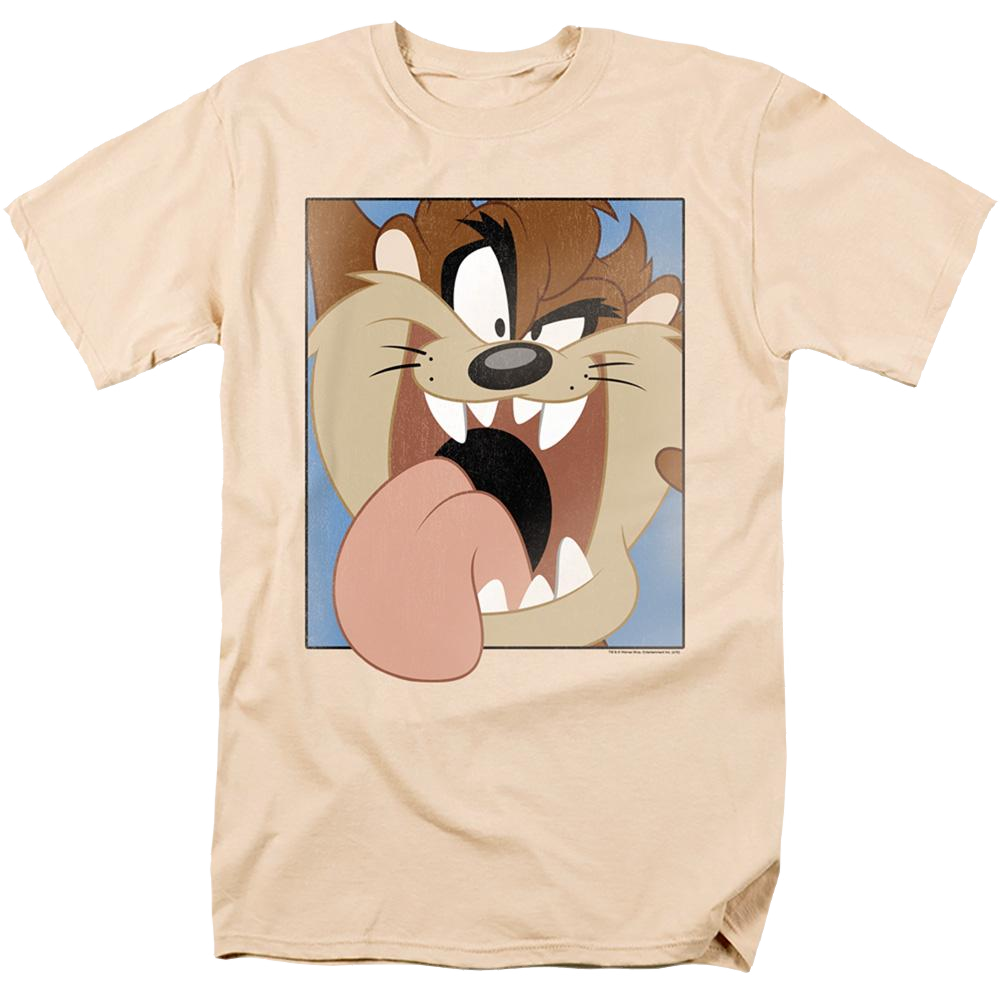 Looney Tunes Taz Closeup - Men's Regular Fit T-Shirt Men's Regular Fit T-Shirt Looney Tunes   