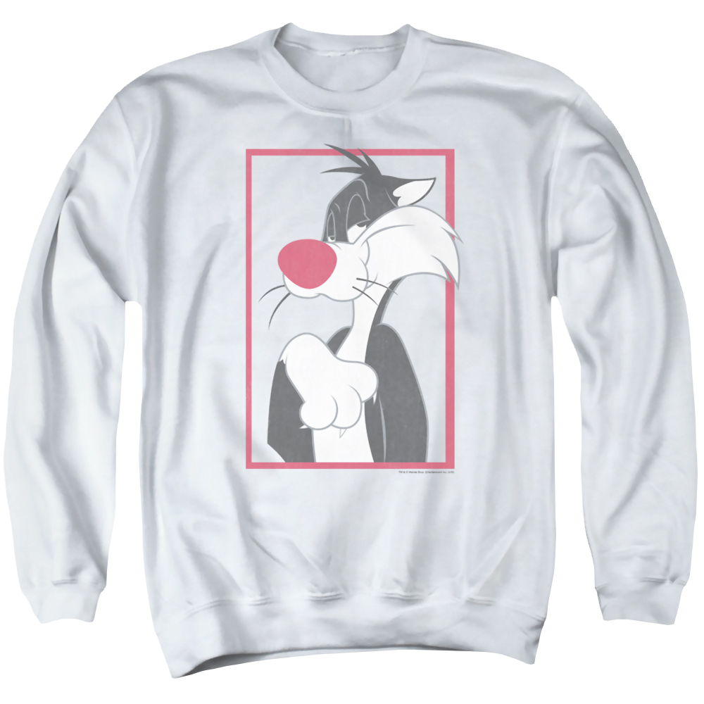 Looney Tunes Sylvester - Men's Crewneck Sweatshirt Men's Crewneck Sweatshirt Looney Tunes   