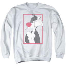 Looney Tunes Sylvester - Men's Crewneck Sweatshirt Men's Crewneck Sweatshirt Looney Tunes   