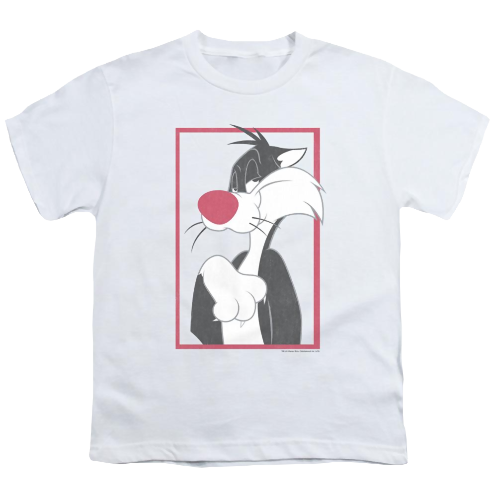 Looney Tunes Sylvester - Youth T-Shirt Youth T-Shirt (Ages 8-12) Looney Tunes   