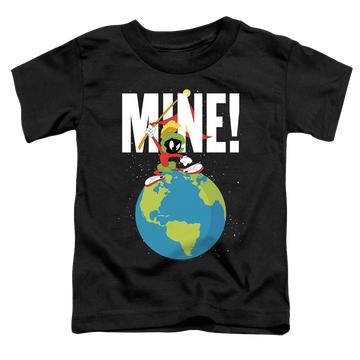 Black toddler t-shirt with Looney Tunes Mine graphic