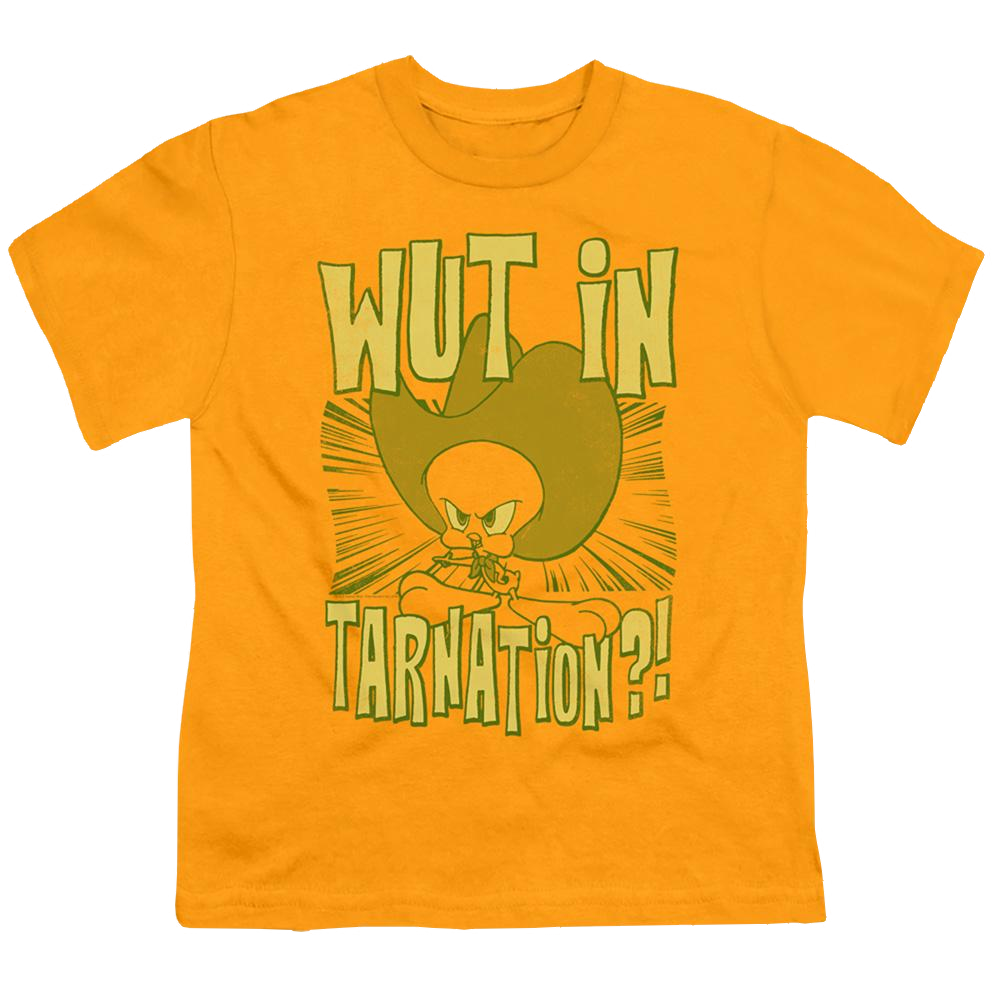 Looney Tunes Wut In Tarnation - Youth T-Shirt Youth T-Shirt (Ages 8-12) Looney Tunes   
