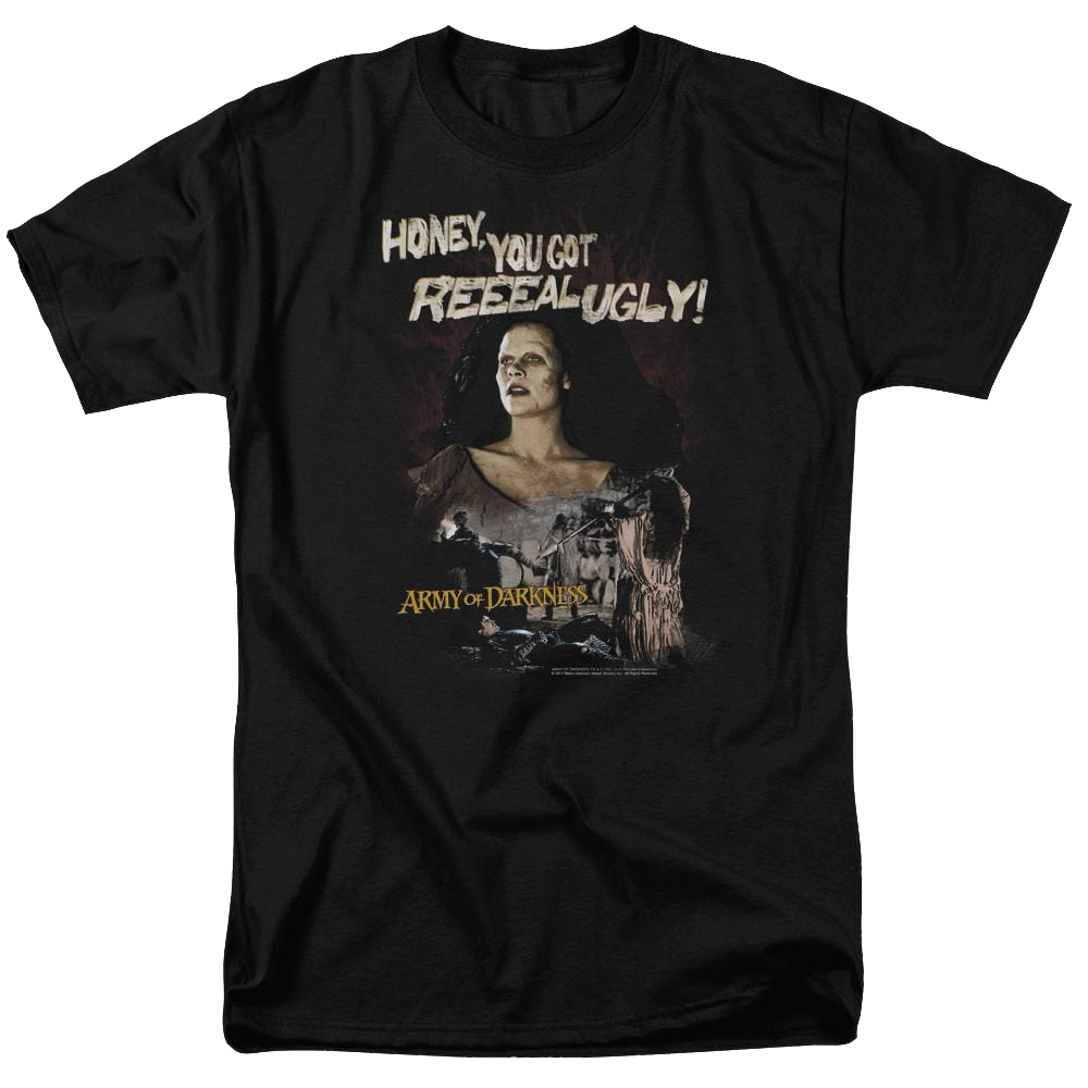 MGM Army Of Darkness/reeeal Ugly! Men's Regular Fit T-Shirt Men's Regular Fit T-Shirt Army of Darkness   