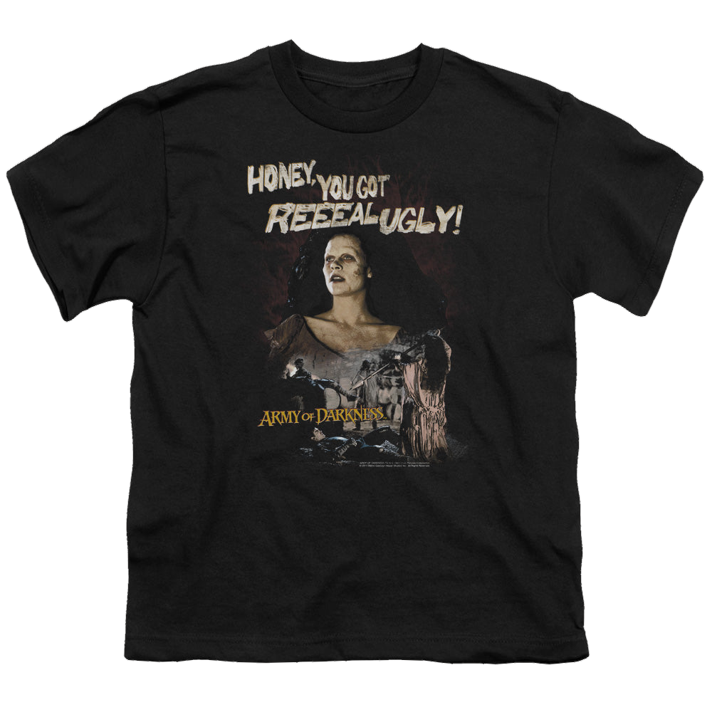 Army of Darkness Army Of Darkness/Reeeal Ugly! - Youth T-Shirt Youth T-Shirt (Ages 8-12) Army of Darkness   