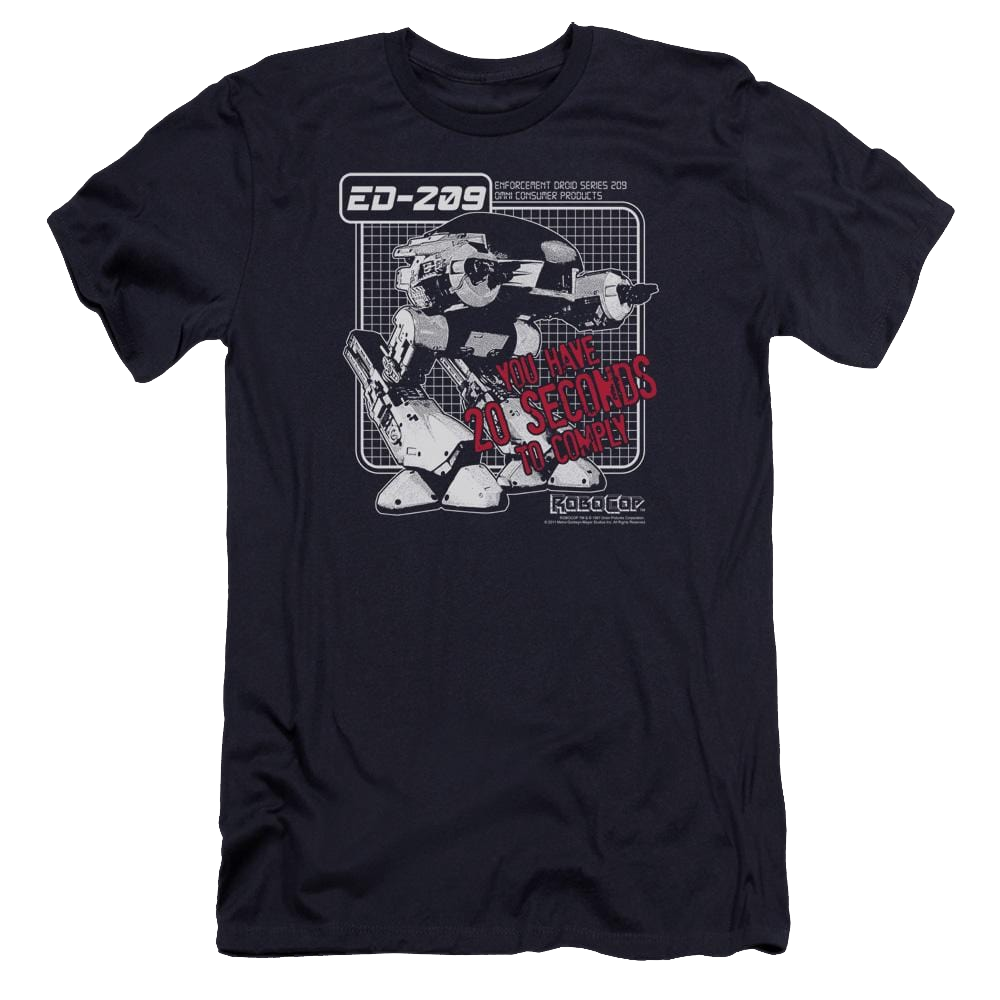Robocop Ed 209 Men's Premium Slim Fit T-Shirt Men's Premium Slim Fit T-Shirt Robocop   