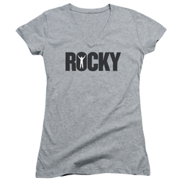 Rocky Logo - Juniors V-Neck T-Shirt Juniors V-Neck T-Shirt Rocky   