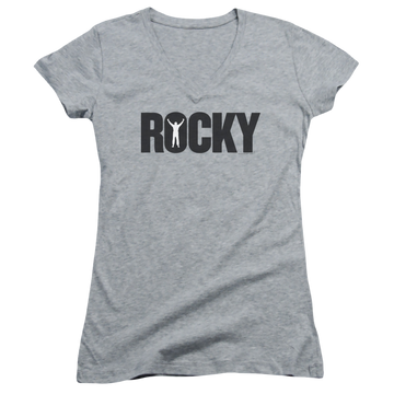 Rocky Logo - Juniors V-Neck T-Shirt Juniors V-Neck T-Shirt Rocky   