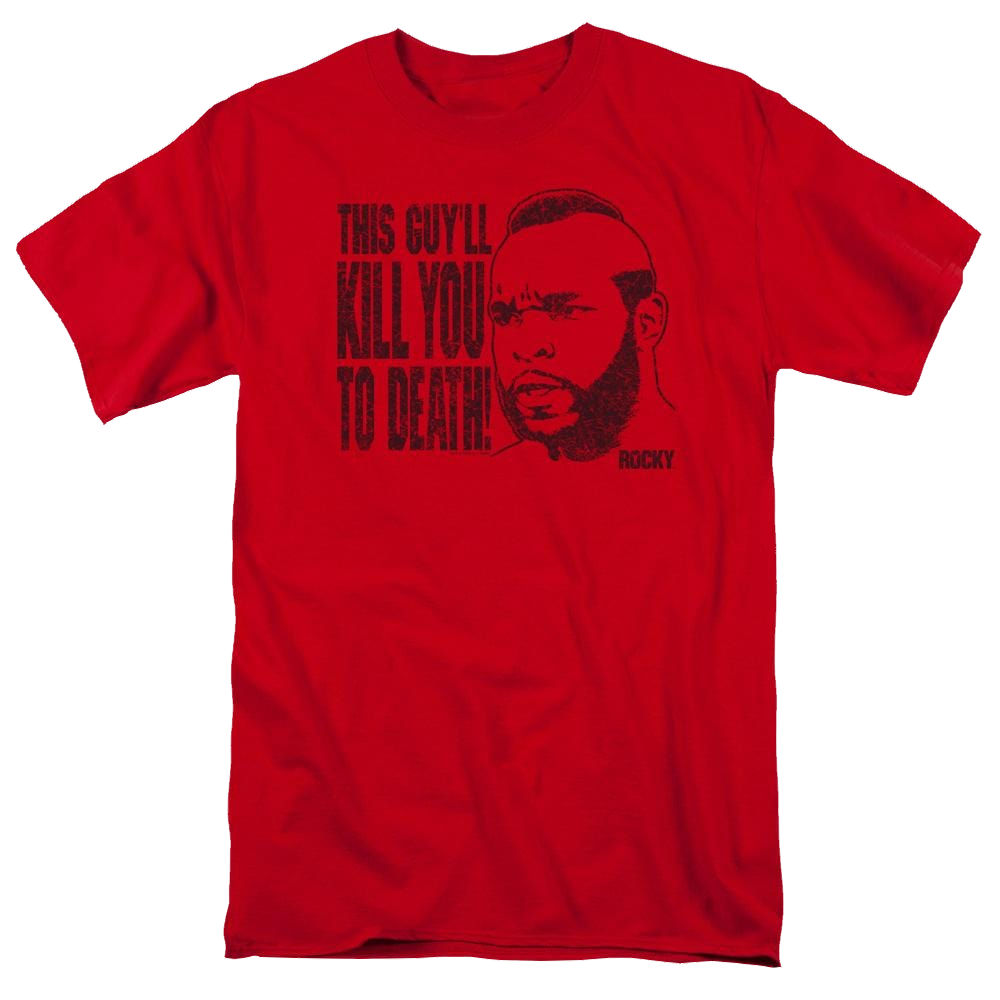 Rocky III Kill You To Death Men's Regular Fit T-Shirt Men's Regular Fit T-Shirt Rocky   