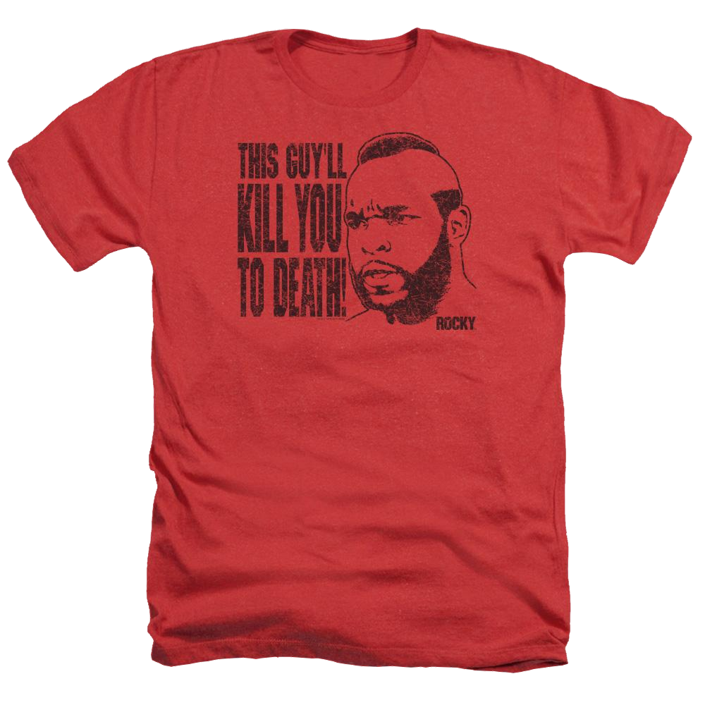 Rocky III Kill You To Death Men's Heather T-Shirt Men's Heather T-Shirt Rocky   