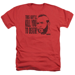 Rocky III Kill You To Death Men's Heather T-Shirt Men's Heather T-Shirt Rocky   