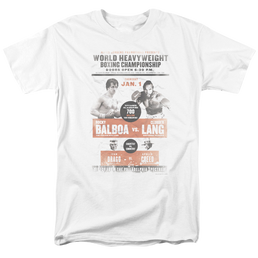 Rocky III Vs Clubber Poster Men's Regular Fit T-Shirt Men's Regular Fit T-Shirt Rocky   
