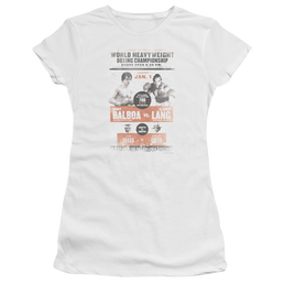 Rocky III Vs Clubber Poster Juniors T-Shirt Juniors T-Shirt Rocky   