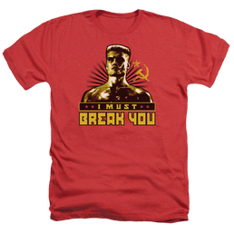 Rocky IV I Must Break You Men's Heather T-Shirt Men's Heather T-Shirt Rocky   