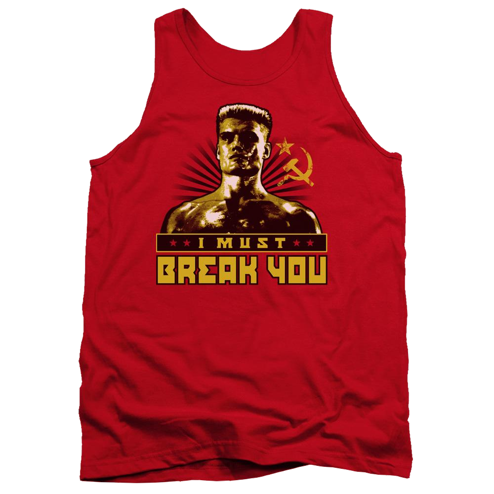 Rocky IV I Must Break You Men's Tank Men's Tank Rocky   