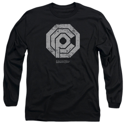 Robocop Robocop/Distressed Ocp Logo - Men's Long Sleeve T-Shirt Men's Long Sleeve T-Shirt Robocop   