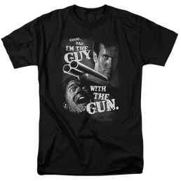 Army Of Darkness Guy With The Gun - Men's Regular Fit T-Shirt Men's Regular Fit T-Shirt Army of Darkness   