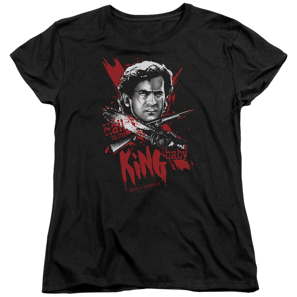 Army of Darkness ARMY OF DARKNESS/HAIL TO THE KING - Women's T-Shirt Women's T-Shirt Army of Darkness   