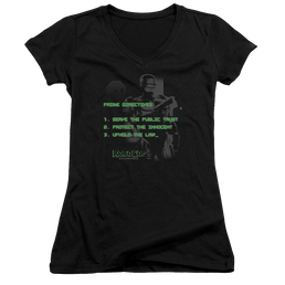 Robocop Prime Directives Juniors V-Neck T-Shirt Juniors V-Neck T-Shirt Robocop   