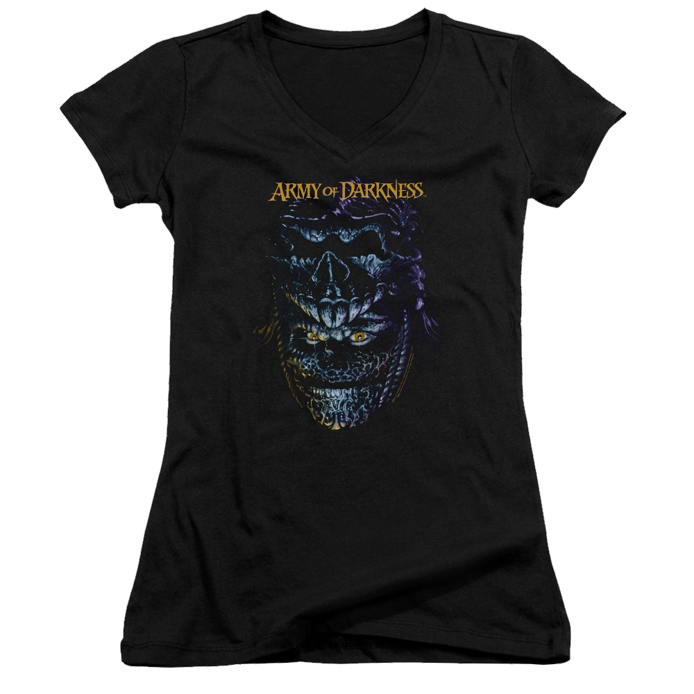 Army Of Darkness Evil Ash - Juniors V-Neck T-Shirt Juniors V-Neck T-Shirt Army of Darkness   