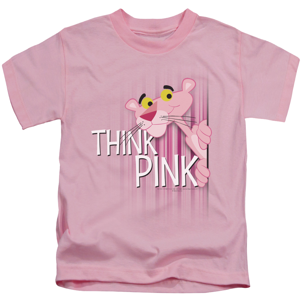 Pink Panther Think Pink Kid's T-Shirt (Ages 4-7) Kid's T-Shirt (Ages 4-7) Pink Panther   