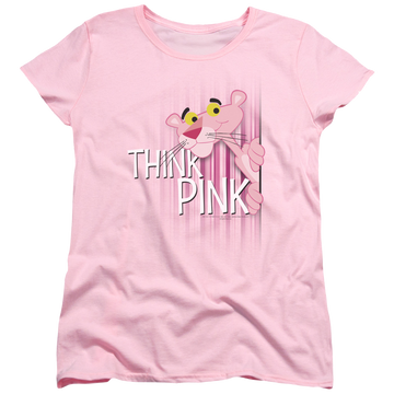 Pink Panther Think Pink Women's T-Shirt Women's T-Shirt Pink Panther   
