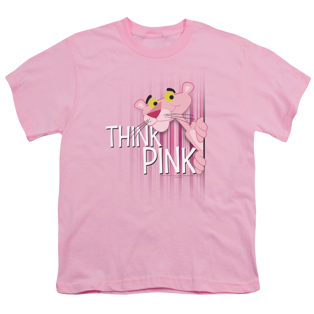 Pink Panther Think Pink Youth T-Shirt (Ages 8-12) Youth T-Shirt (Ages 8-12) Pink Panther   