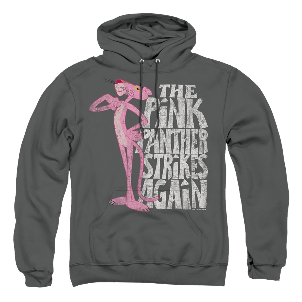 Pink Panther Pink Panther/Strikes Again - Pullover Hoodie Pullover Hoodie Pink Panther   