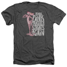 Pink Panther Strikes Again Men's Heather T-Shirt Men's Heather T-Shirt Pink Panther   