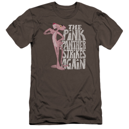 Pink Panther Strikes Again Men's Premium Slim Fit T-Shirt Men's Premium Slim Fit T-Shirt Pink Panther   