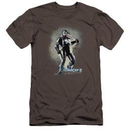 Robocop Break On Through Premium Adult Slim Fit T-Shirt Men's Premium Slim Fit T-Shirt Robocop   