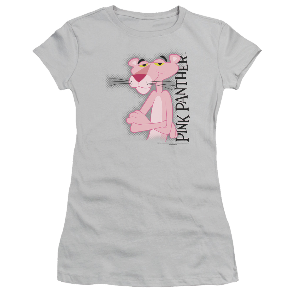 Pink Panther Cool Cat Juniors T-Shirt Juniors T-Shirt Pink Panther   