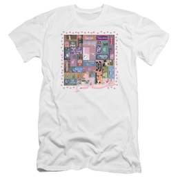 Pink Panther Vintage Titles Men's Premium Slim Fit T-Shirt Men's Premium Slim Fit T-Shirt Pink Panther   
