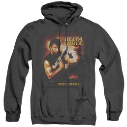Delta Force Delta Force/Delta Force 2 Poster - Heather Pullover Hoodie Heather Pullover Hoodie Delta Force   