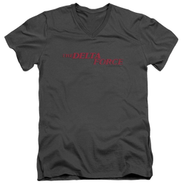 Delta Force Distressed Logo - Men's V-Neck T-Shirt Men's V-Neck T-Shirt Delta Force   