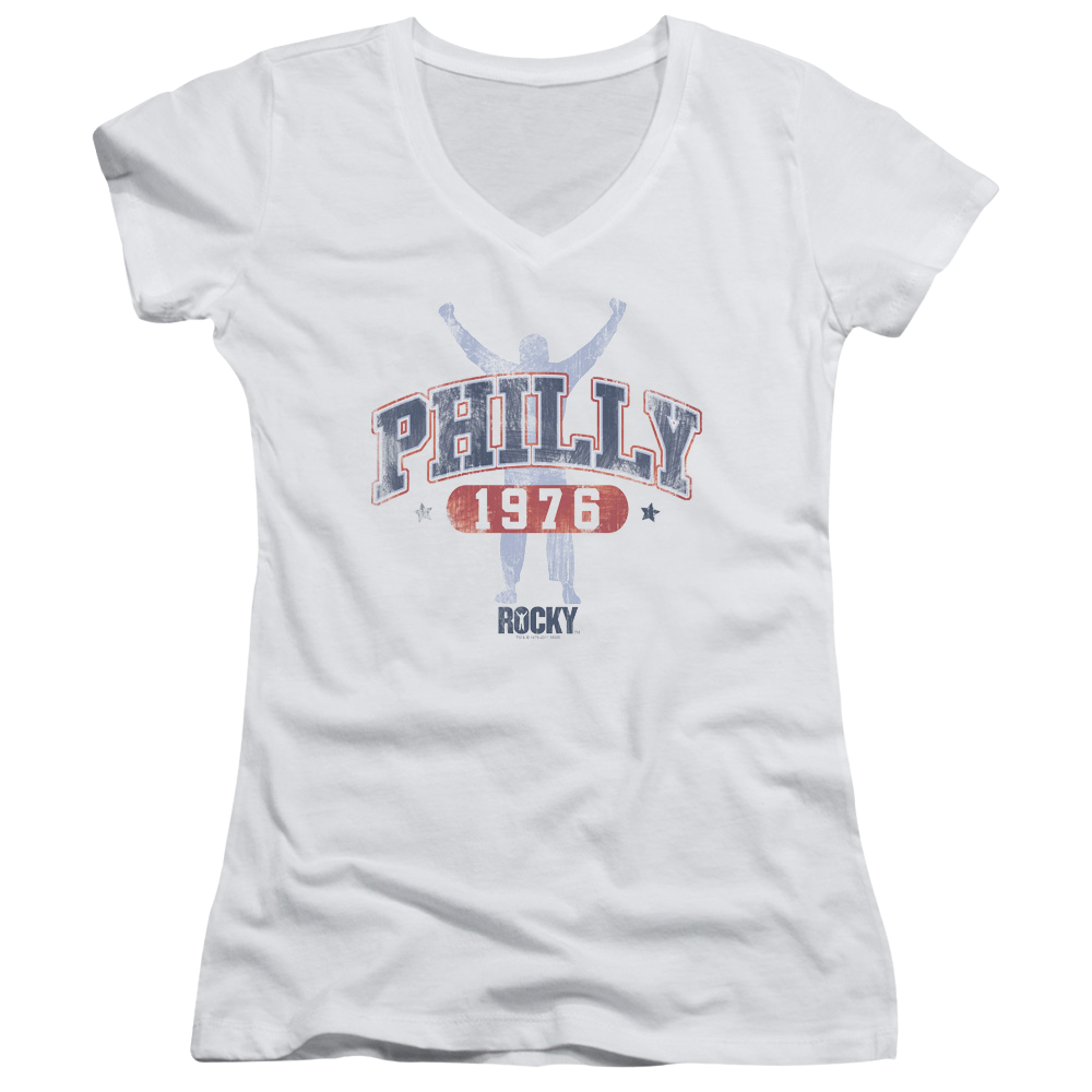 Rocky Philly 1976 - Juniors V-Neck T-Shirt Juniors V-Neck T-Shirt Rocky   