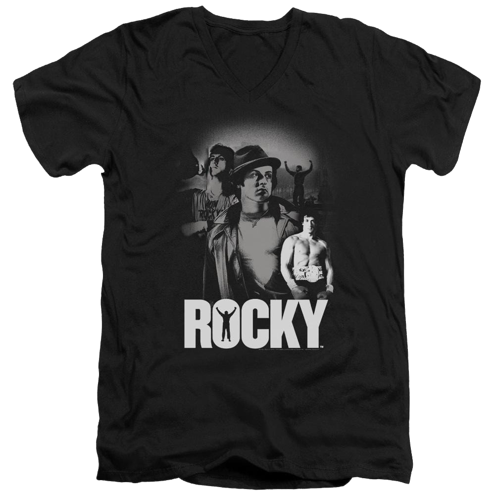 Rocky Making Of A Champ Men's V-Neck T-Shirt Men's V-Neck T-Shirt Rocky   