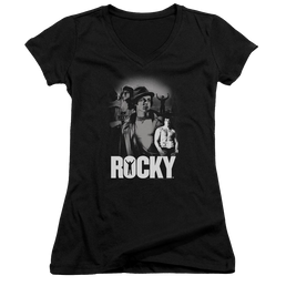 Rocky Making Of A Champ Juniors V-Neck T-Shirt Juniors V-Neck T-Shirt Rocky   