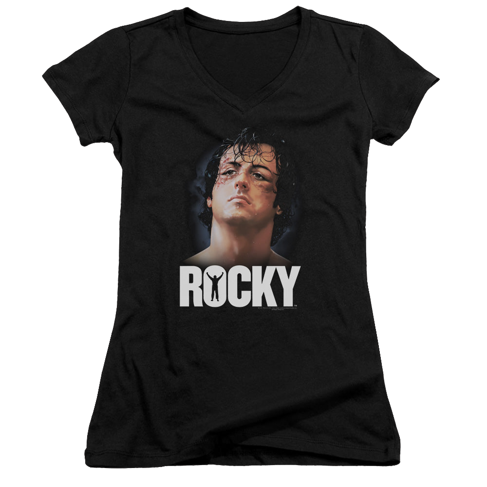 Rocky Rocky/The Champ - Juniors V-Neck T-Shirt Juniors V-Neck T-Shirt Rocky   